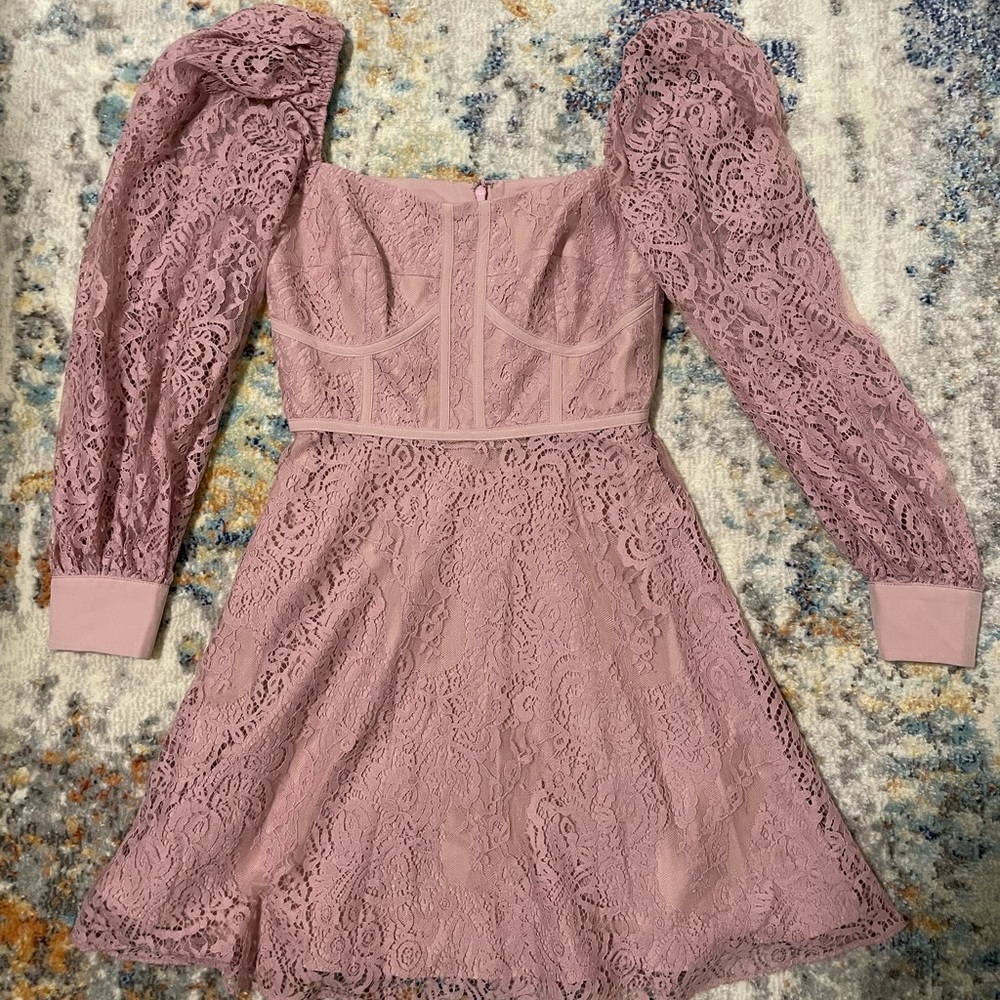 Keepsake Pink Lace Dress
